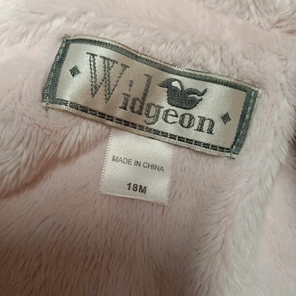 Widgeon Faux Fur Pompom Hooded Coat Size 18 Month